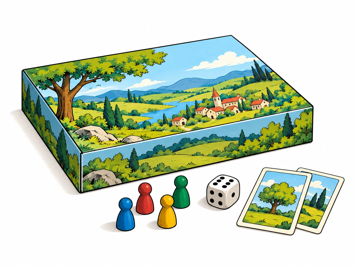 Illustration de l’exemple : Jeu de société